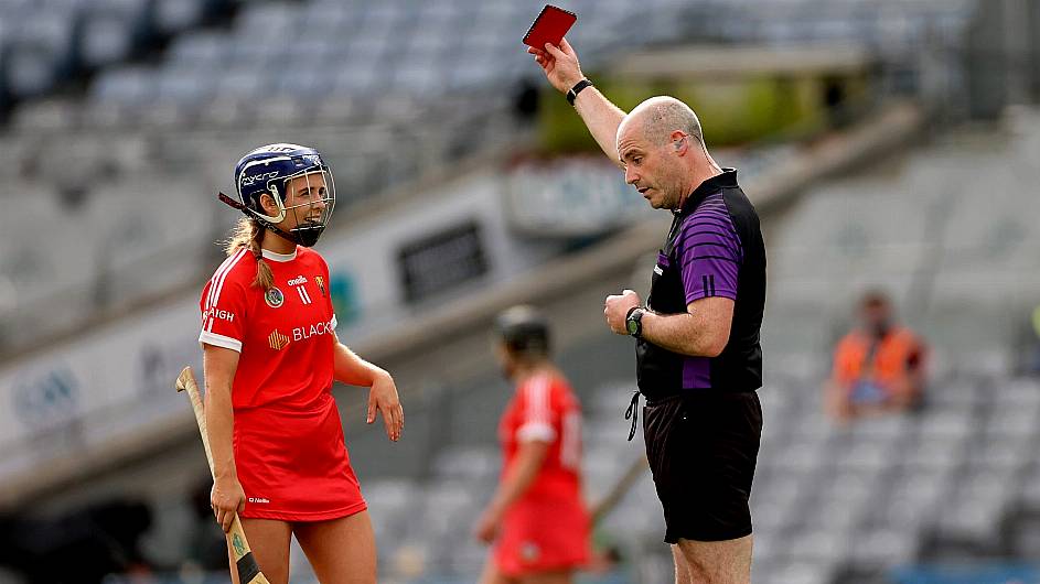 Cronin's red card will be appealed to the Camogie Association’s appeals' committee on Friday night Image