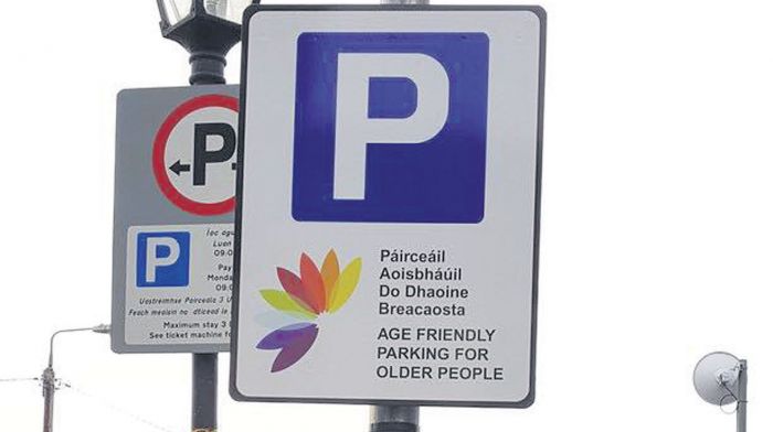 Cllrs have cúpla focail to say over  Irish language on parking signs Image