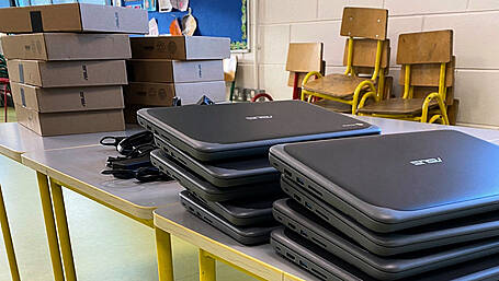 Ludgate laptops will help to keep students connected Image
