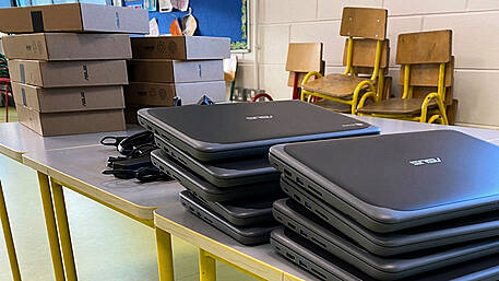 Ludgate laptops will help to keep students connected Image