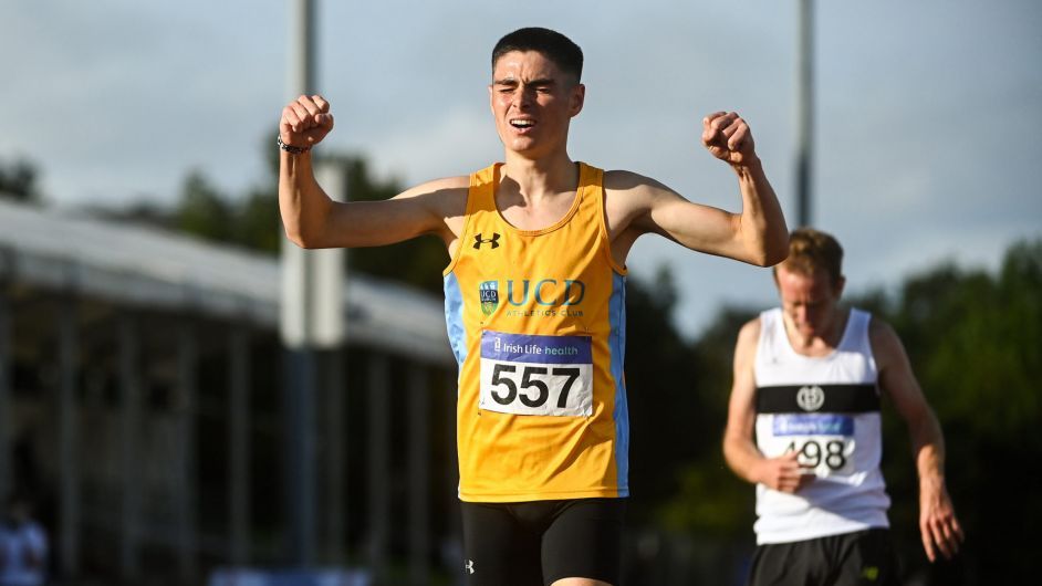 WATCH: Irish men's 5000m champion Darragh McElhinney races to Celtic Ross West Cork Sports Star Monthly Award Image