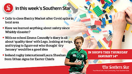 In this week's Southern Star: Calls to close Bantry Market after Covid spike in local area; Have we learned anything about safety since Whiddy disaster?; Ireland rugby international Laura Sheehan from Urhan signs for Exeter Chiefs Image