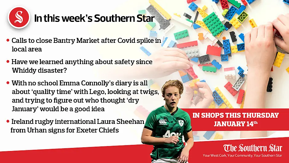 In this week's Southern Star: Calls to close Bantry Market after Covid spike in local area; Have we learned anything about safety since Whiddy disaster?; Ireland rugby international Laura Sheehan from Urhan signs for Exeter Chiefs Image