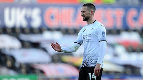 WATCH: Conor Hourihane scored his first goal for Swansea City to rescue a draw Image