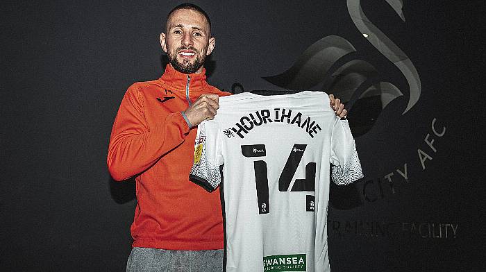 Hourihane hoping to inspire Swansea promotion push after joining Swans on loan Image