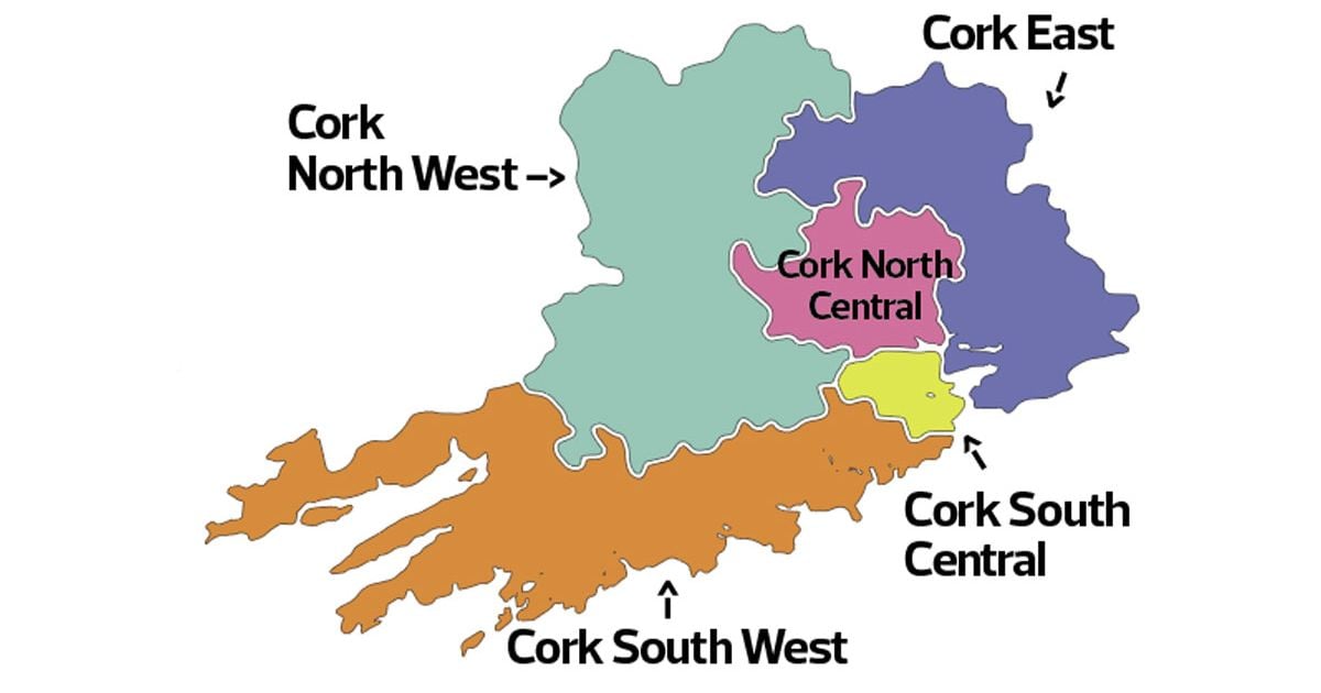 Map Of North Cork Macroom Could Be Added To Cork South West Constituency | Southern Star