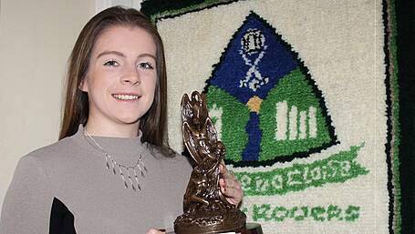 WATCH: Valley Rovers captain Michelle O’Regan receives a West Cork Sports Star Monthly Award Image