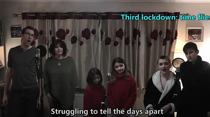 WATCH: UK family share hilarious lockdown cover of Total Eclipse of the Heart Image