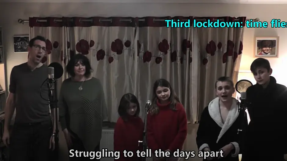 WATCH: UK family share hilarious lockdown cover of Total Eclipse of the Heart Image
