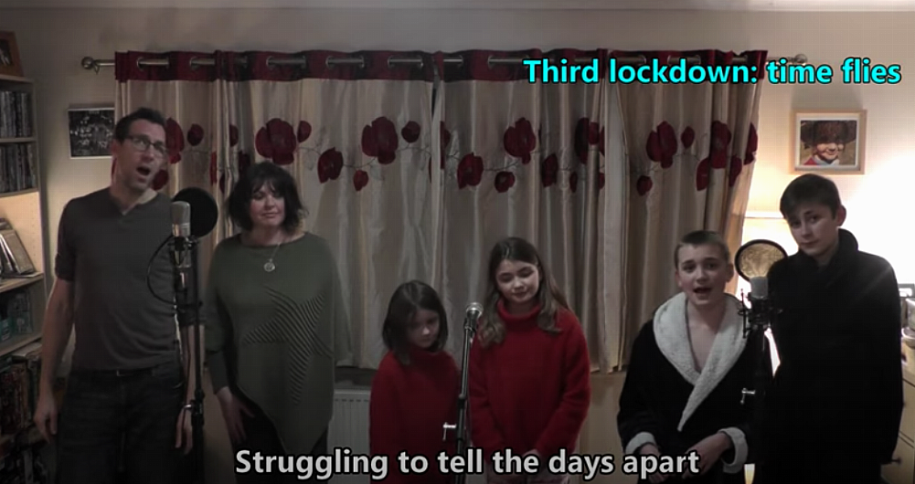 WATCH: UK family share hilarious lockdown cover of Total Eclipse of the Heart Image