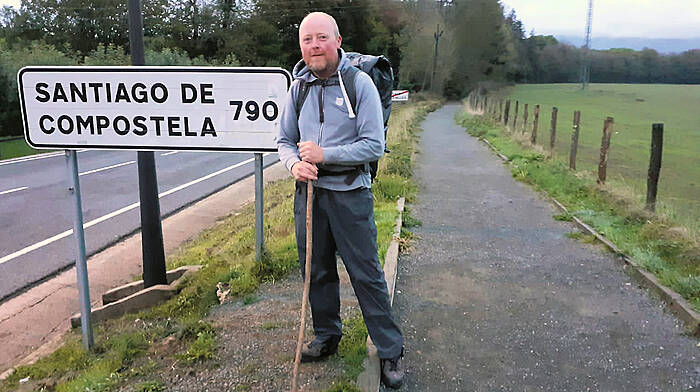 Mechanic does the Camino from his Kilmichael home Image