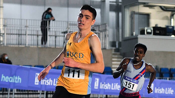 WATCH: Darragh McElhinney sets new Irish U23 indoor 3000m record and takes 16 seconds off his PB! Image