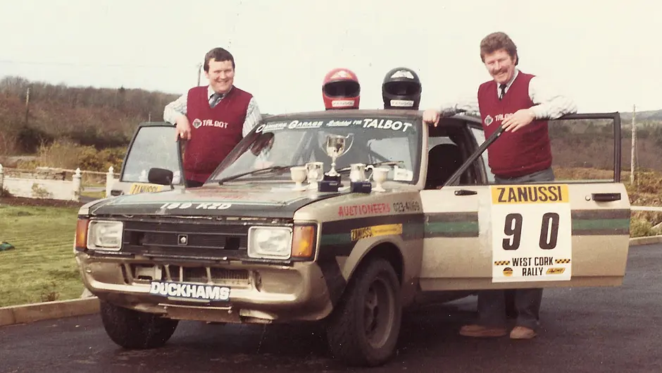 Going, going, gone! John Hodnett had plenty of ups and downs in his rallying career Image