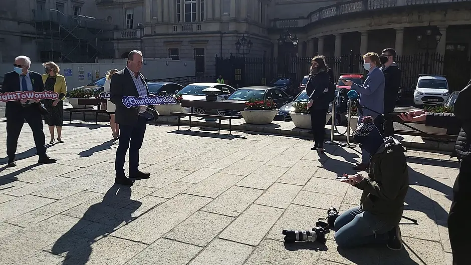 Deputy Collins calls for churches to reopen for Easter services Image