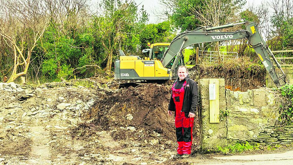 The historic alley has now been knocked to make way for Damien O’Sullivan’s Beara Top Tyres.