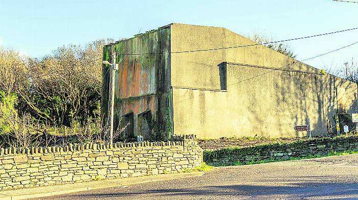 The handball Alley at Brandy Hall Bridge in Castletownbere. (Photo: Anne Marie Cronin )