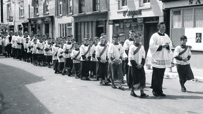 The Eucharistic Procession on Connolly Street, May 28th  1964.