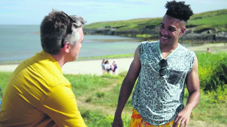 Donal Skehan and Nico Reynolds at Galley Cove, Crookhaven.