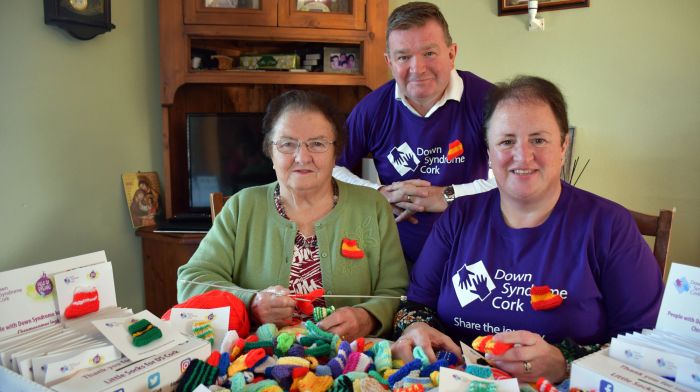 Nan gives it socks  for charity Image