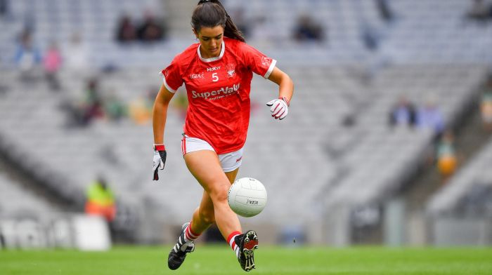 Rising Cork football star Erika is making her presence felt Image
