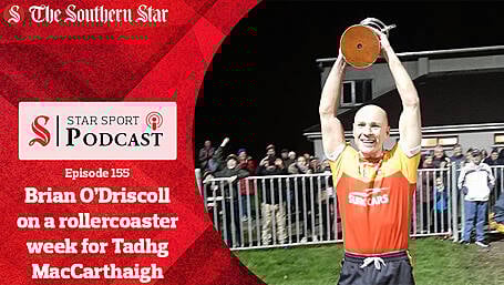 PODCAST: Captain Brian O'Driscoll on a rollercoaster week for Carbery champions Tadhg MacCarthaigh Image