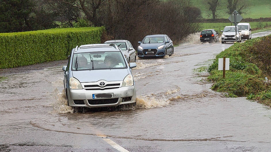 Localised flooding after heavy and persistent rain Image