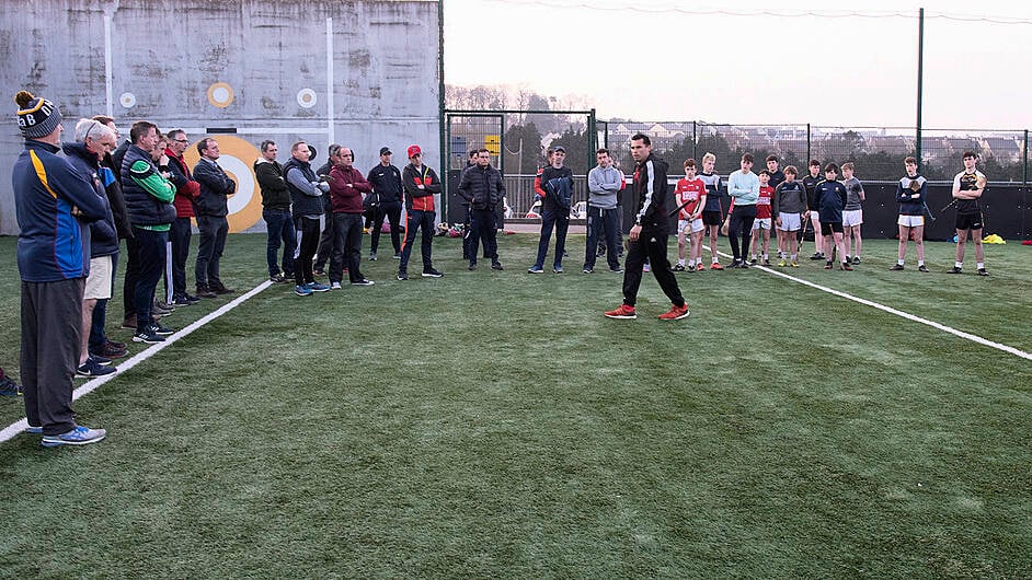 Cork legend Seán Óg Ó hAilpín shares his knowledge at Carbery coaching workshop Image