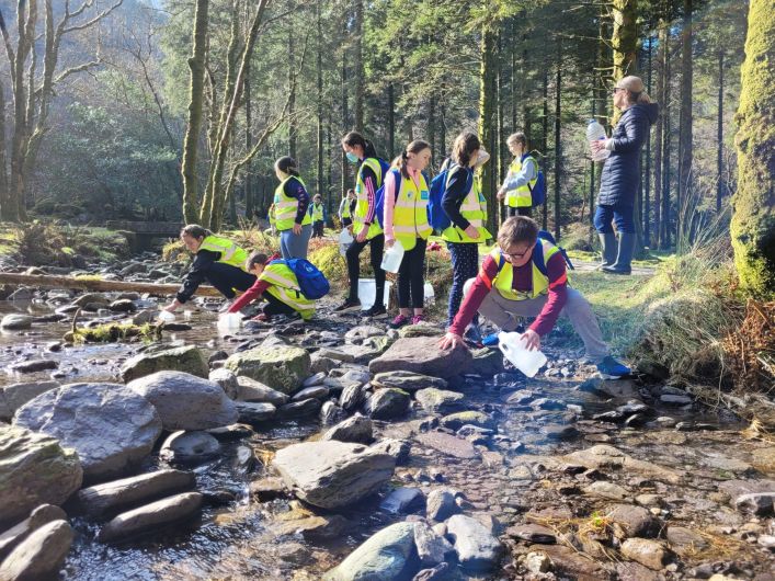 Students highlight water scarcity at World Water Day event at Gougane Barra Image