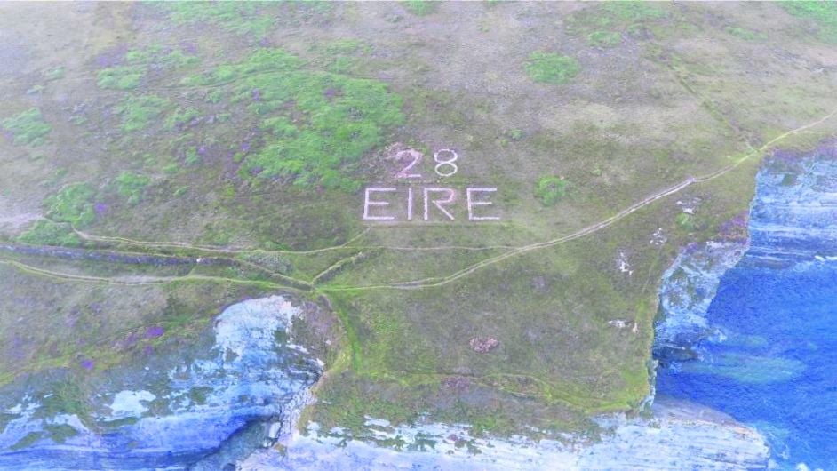 Toe Head Eire sign was Ireland’s 28th Image