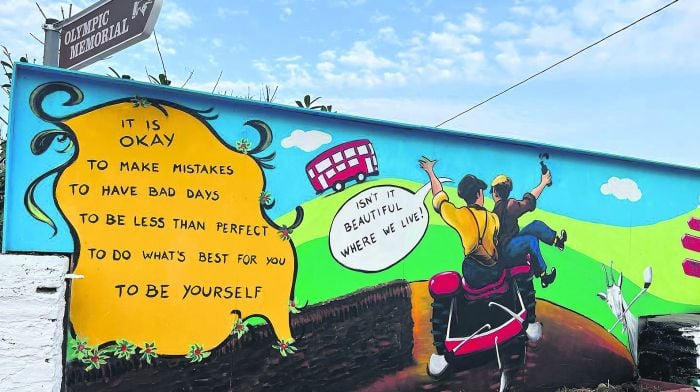 Ballinadee mural paints a strong message that it’s ok not to be ok Image