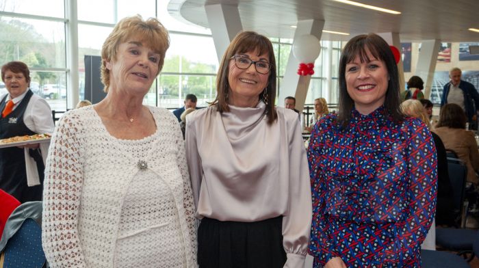 Homeless Drive Carrigaline members Kathryn Grace, Angela Egan and Murial Farrell-Sheehan, at the awards. (Photo: Colm Lougheed)