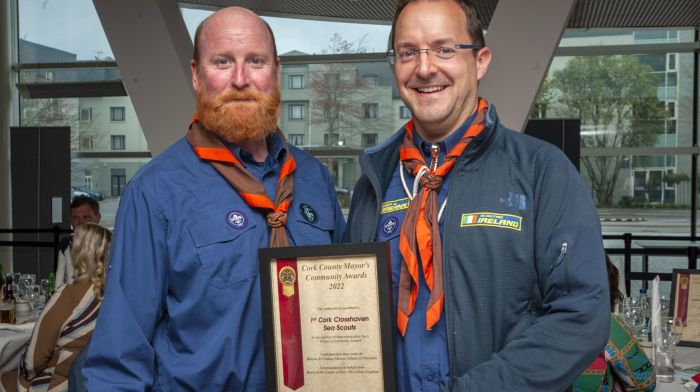 Damien Purcell and Gerry Rattigan of the 1st Cork Crosshaven Sea Scout Group.		 (Photo: Colm Lougheed)