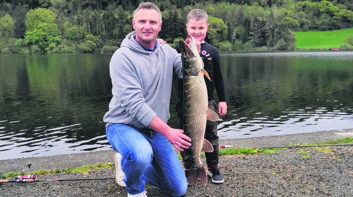 Bandon lad lands pike nearly as big as himself! Image