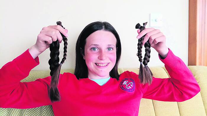 Alianne donates her hair for charity Image