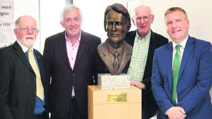 Kilmurry unveils new sculpture of former mayor MacSwiney Image