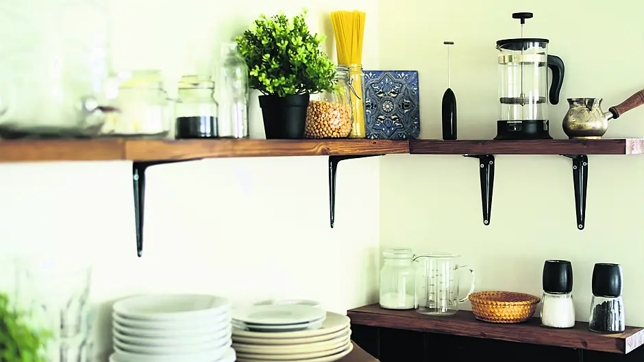 Open shelves: dusty but so delightful! Image