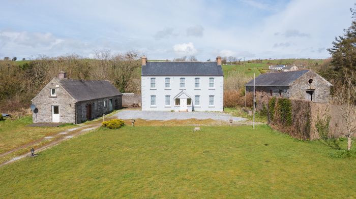 The attractive package that is up for auction in Clonakilty on June 17th comprises the main period home, substantial outbuildings and 3.8 acres. 
Not surprisingly it is generating a lot of interest.