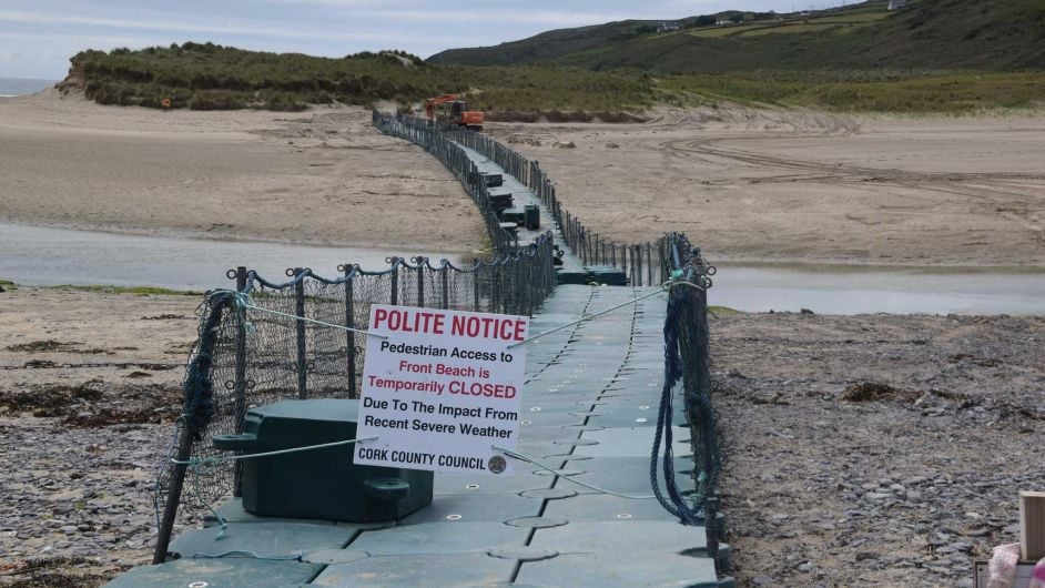 Barleycove beach still without pontoon and public access Image