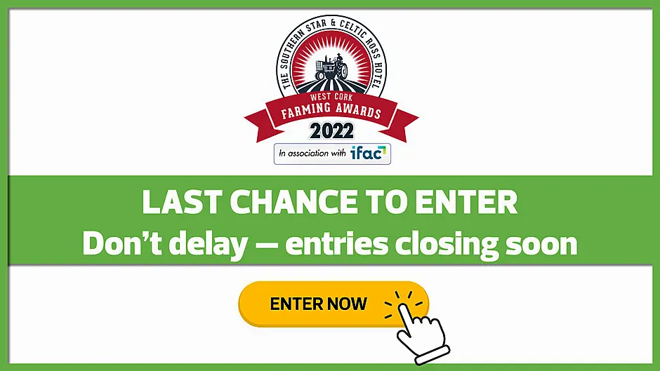 Don't forget to enter the West Cork Farming Awards! Image