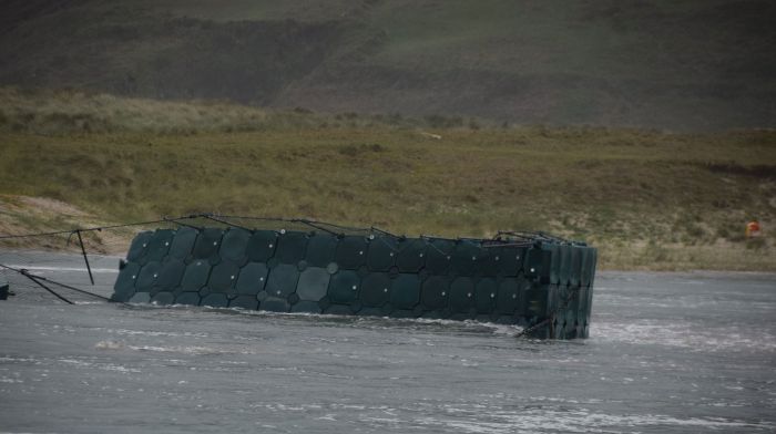 Beach-goers were on access pontoon when it collapsed Image