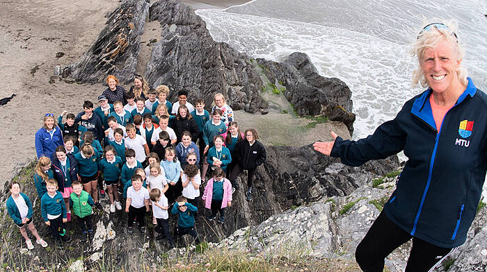 Schools row in with Karen to mark World Oceans Day at Long Strand Image