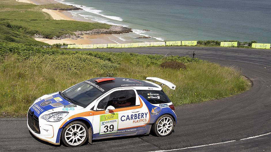 McCarthy to learn lessons from Donegal Rally experience Image