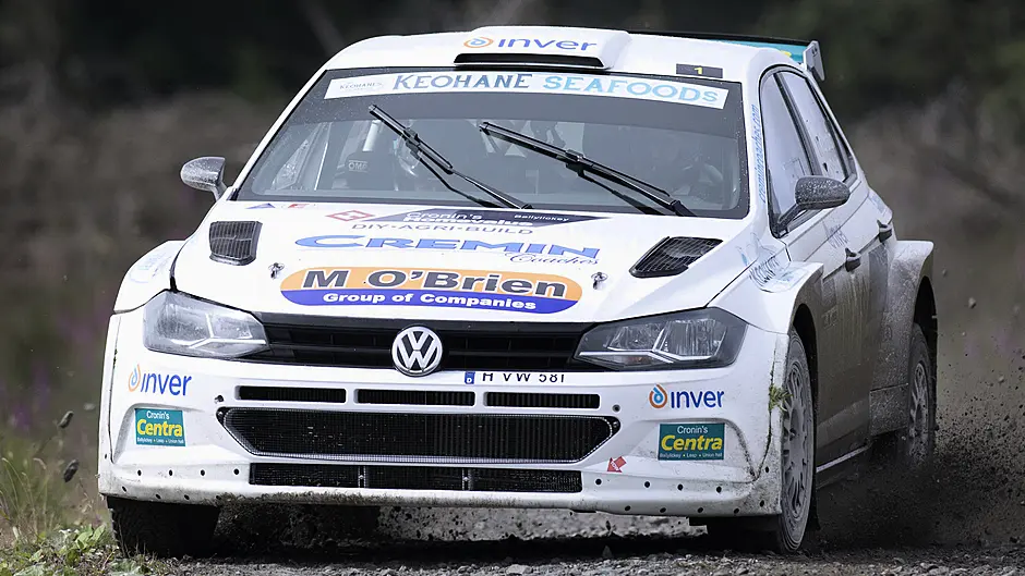 Keith Cronin finishes second in Malcolm Wilson Rally Image