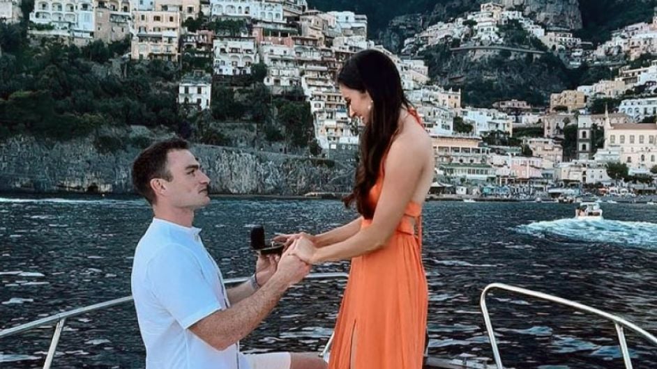 Teacher Aoife says yes in stunning Positano Image