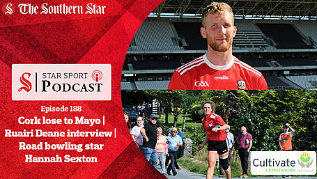 PODCAST: Ruairi Deane on Cork, Bantry & Carbery | Cork lose to Mayo | Road bowling sensation Hannah Sexton Image