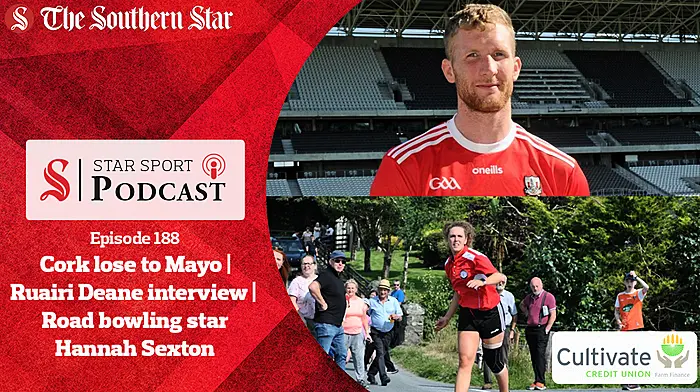 PODCAST: Ruairi Deane on Cork, Bantry & Carbery | Cork lose to Mayo | Road bowling sensation Hannah Sexton Image