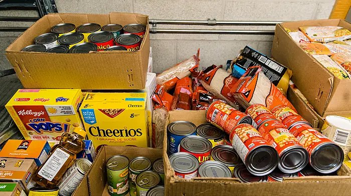 Bandon’s foodbank is supporting over 20 local families every week Image