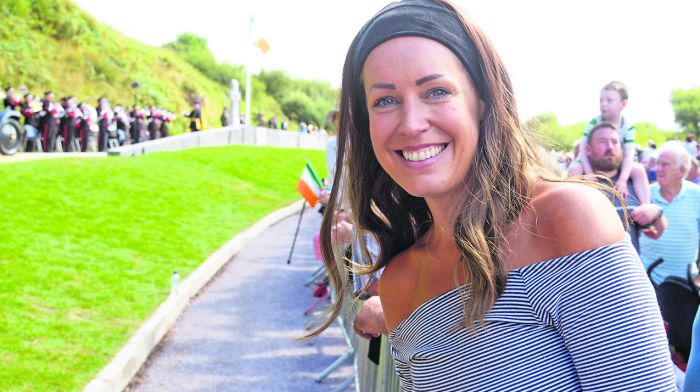 At the centenary commemoration of the death of Michael Collins at Béal na Bláth  was  Rachel J Cooper. (Photo: Denis Boyle)