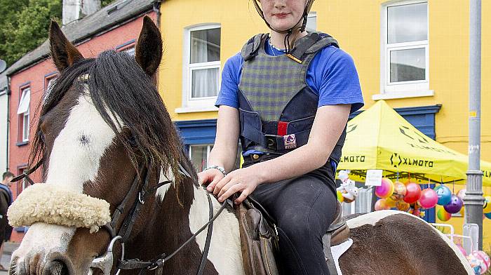 At the Rosscarbery Horse Fair were Meabh Cuinnea and pony DellBoy					           (Photo: Andrew Harris)