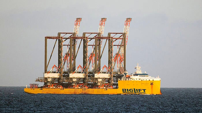 Local links to giant US-bound cranes Image